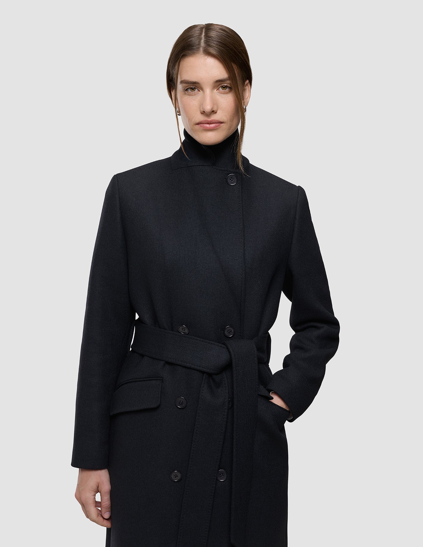 Women's Wool Coat Black